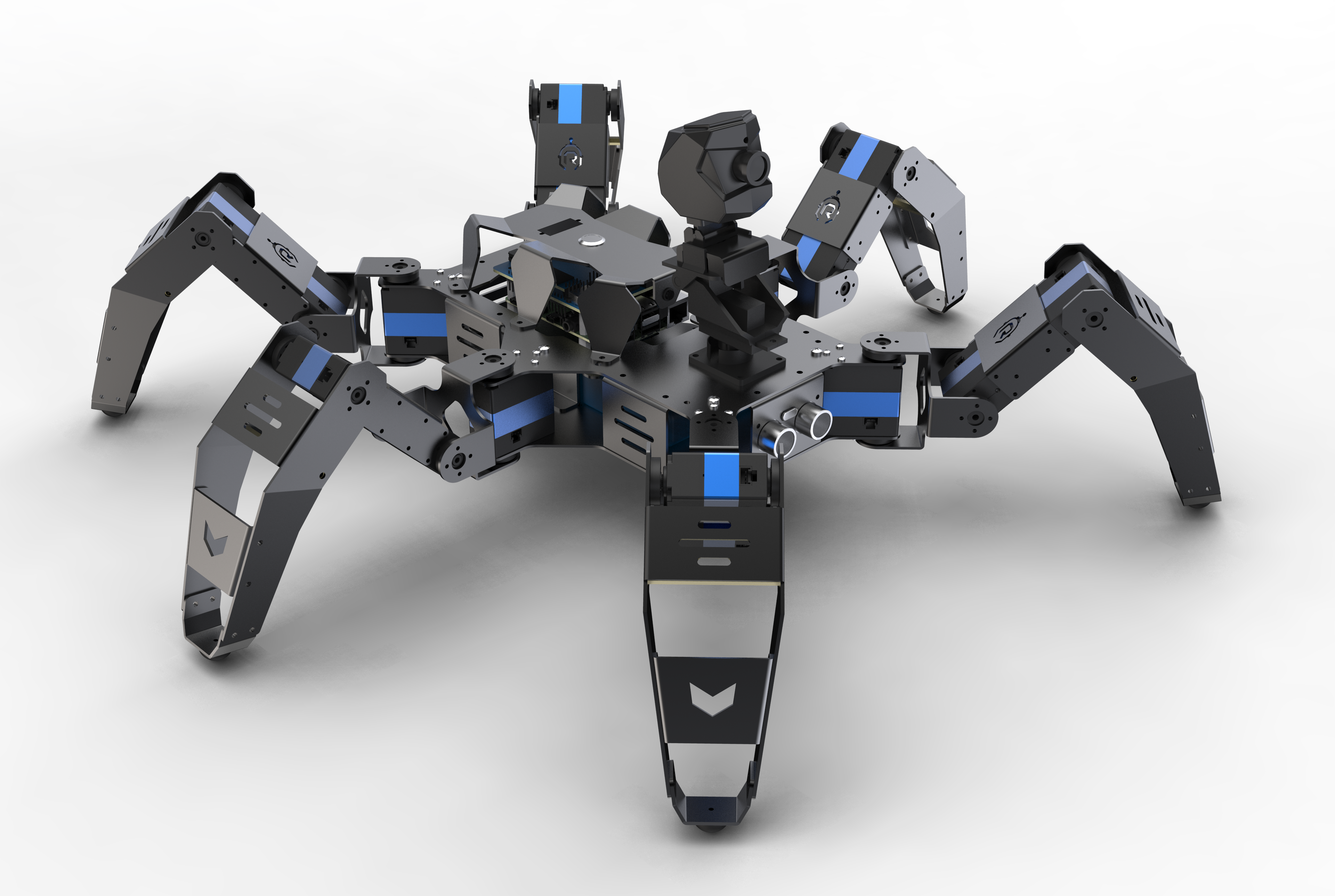 XR Hexapod R1 樹莓派AI六足仿生機器人